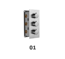 Смеситель для душа RGW Shower Panels SP-41-01 с термостатом