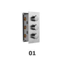 Смеситель для душа RGW Shower Panels SP-41-01 с термостатом