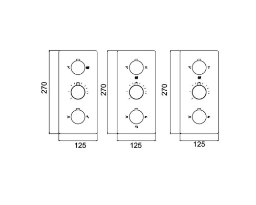 Встраиваемый термосмеситель RGW SP-41-01
