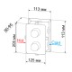 Смеситель для душа RGW Shower Panels SP-43-03