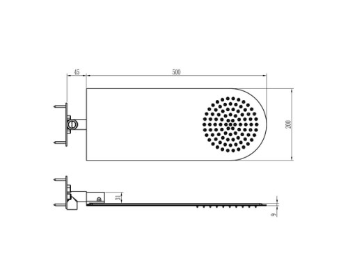 Верхний душ RGW Shower Panels SP-61