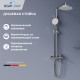 Душевая система RGW Shower Panels 51140131-01 SP-31, хром