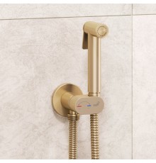 Гигиенический душ RGW Shower Panels SP-213Gb 581408213-06 со смесителем, золото brush