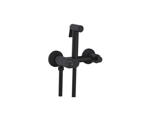 Гигиенический душ RGW Shower Panels SP-216B 581408216-04 со смесителем, черный матовый