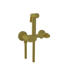 Гигиенический душ RGW Shower Panels SP-216Gb 581408216-06 со смесителем, золото brush