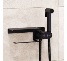 Гигиенический душ RGW Shower Panels SP-221B 581408221-04 со смесителем, черный матовый