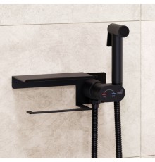 Гигиенический душ RGW Shower Panels SP-221B 581408221-04 со смесителем, черный матовый