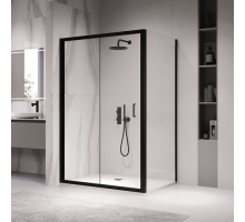 Душевой уголок RGW Passage PA-142B 100х80 060814208-14 профиль черный, стекло прозрачное 