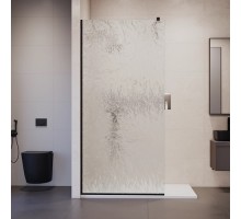 Душевая перегородка RGW Walk In WA-55B 33105510-234 1000 стекло лед, профиль черный 
