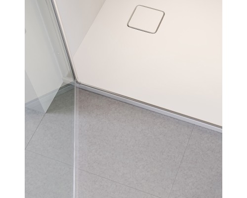 Душевая дверь 60*30*195 RGW LE-008 (LE-003 + Z-09) Хром/Прозрачное/6 мм (Easy) (351200863-11)