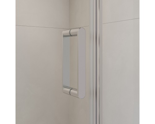 Душевая дверь 60*30*195 RGW LE-008 (LE-003 + Z-09) Хром/Прозрачное/6 мм (Easy) (351200863-11)