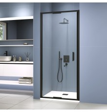 Душевая дверь RGW SV-05-2B 900, 703205209-14, 90 см, стекло прозрачное, профиль чёрный
