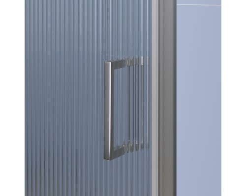 Душевая дверь RGW SV-05-2Gr, 90*200, стекло Ribbed (Ребристое), профиль оружейная сталь 703205209-1510