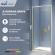 Душевая дверь RGW SV-05-2Gb 1000, 703205210-16, 100 см, стекло прозрачное, профиль золото brush 