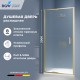 Душевая дверь RGW SV-05-2Gb 1000, 703205210-156, 100 см, стекло ребристое, профиль золото brush