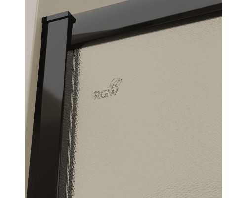 Душевой уголок RGW Classic CL-133B (CL-13 + Z-03), 060913348-44, 140 х 80 см, дверь раздвижная, стекло cora матовое, профиль черный 