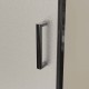 Душевой уголок RGW Classic CL-133B (CL-13 + Z-03), 060913348-44, 140 х 80 см, дверь раздвижная, стекло cora матовое, профиль черный 