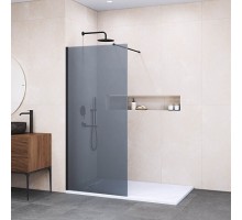 Душевая перегородка Walk-In RGW 130x195 WA-010B стекло тонированное, профиль черный