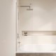 Стационарная шторка на ванну RGW SC-056-8 50*150 прозрачное стекло 8 мм 35110562850-11