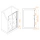 Душевая дверь RGW PA-14Gb, Прозрачное стекло 6мм, профиль золото 41081413-016 