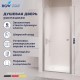 Душевая дверь RGW PA-03 NEW, стекло Фабрик (Fabrik), профиль хром,600