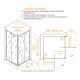 Душевой уголок RGW 90-100x90-100x195 PA-38 Квадрат/Хром/Прозрачное/6 мм 06083899-11