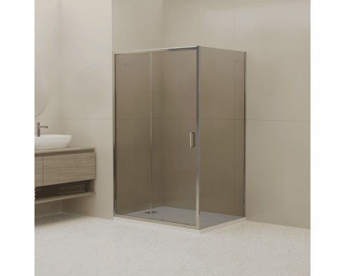Душевой уголок RGW Classic CL-133 140x90 стекло тонированное / профиль хром