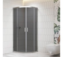 Душевой уголок RGW CL-56 80x80 06095688-31 стекло тонированное, профиль хром