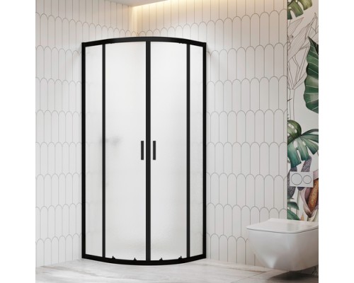 Душевой уголок RGW CL-56B 80x80 06095688-44 стекло тонированное, профиль черный