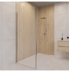 Боковая стенка RGW Z- 02 100 см стекло прозрачное, профиль хром