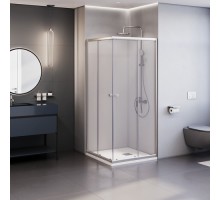 Душевой уголок RGW Dolphin TN-205-J 80x80 28912588-11 стекло прозрачное, профиль хром