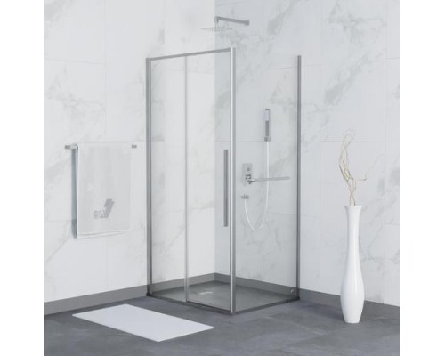 Душевой уголок RGW Stilvoll SV-42-1 (SV-12 + Z-060-2) 1300x1000 стекло прозрачное, профиль хром