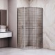 Душевой уголок RGW SV-82 L 100x100 33328200-241L стекло черная вуаль, профиль хром