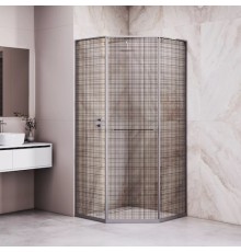 Душевой уголок RGW 800*1200*2000 SV-82-Gr R Трапеция/Серый/Черная вуаль/8 триплекс 33328282-2610R