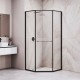 Душевой уголок RGW SV-82B R 80x80 33328288-14R стекло прозрачное, профиль черный