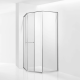 Душевой уголок RGW SV-82 L 90x90 33328299-11L стекло прозрачное, профиль хром