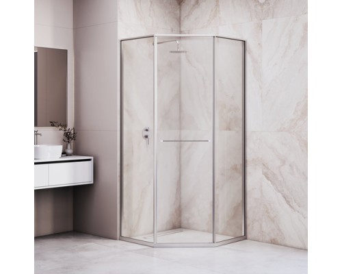 Душевой уголок RGW SV-82 L 90x90 33328299-11L стекло прозрачное, профиль хром Душевой уголок RGW SV-82 L 90x90 33328299-11L стекло прозрачное, профиль хром