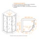 Душевой уголок RGW SV-82B R 90x90 33328299-34R стекло тонированное, профиль черный