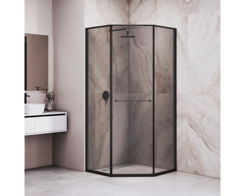 Душевой уголок RGW SV-82B R 90x90 33328299-34R стекло тонированное, профиль черный Душевой уголок RGW SV-82B R 90x90 33328299-34R стекло тонированное, профиль черный