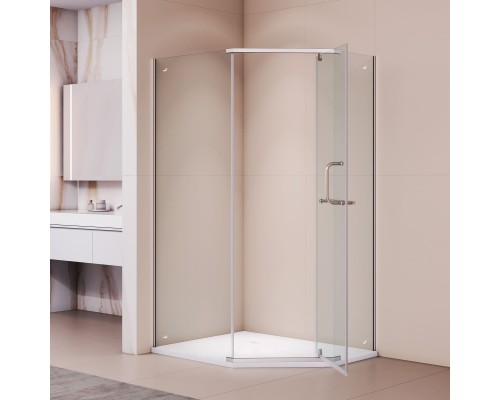 Душевой уголок RGW 90*120*195 PA-091, трапеция, хром, матовое стекло 6 мм, EasyClean 35089192-21 