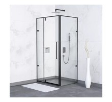 Душевой уголок RGW Classic 80х80 350903588-14 черный, стекло прозрачное 