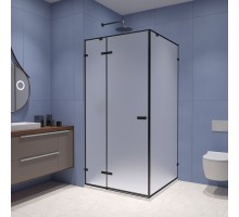 Душевой уголок 100*100*200 RGW SV-030-B Квадрат/Чёрный/Матовое/8 мм (353203000-24)