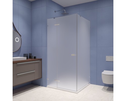 Душевой уголок  RGW SV-030 1000*1000  стекло матовое, профиль хром