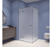 Душевой уголок  RGW SV-030-Gr 1000*1000  стекло матовое , профиль серый