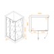 Душевой уголок RGW Stilvol SV-040B 110x90 черный, матовое 353204019-24 