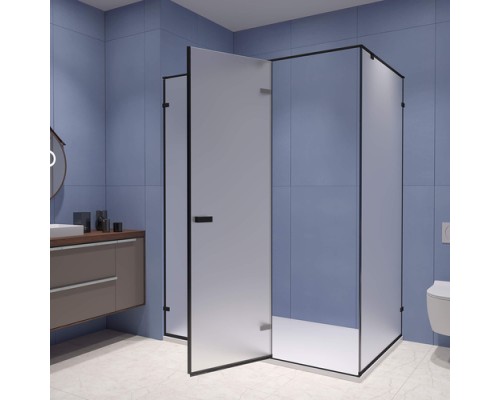 Душевой уголок RGW Stilvoll SV-040-B, 353204020-24, 120 х 100 см, стекло матовое, профиль черный