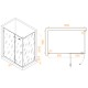Душевой уголок RGW Stilvol SV-040B 160x100 черный, матовое 353204060-24 