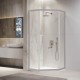 Душевой уголок RGW PA-86S 1000х1000 стекло прозрачные, профиль хром сатин