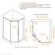 Душевой уголок RGW Passage 120x100 PA-86B стекло тонированное, профиль черный матовый (38088602-34N)