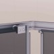 Душевой уголок RGW Passage 100x90 PA-86S стекло тонированное, профиль сатин (38088690-311N)